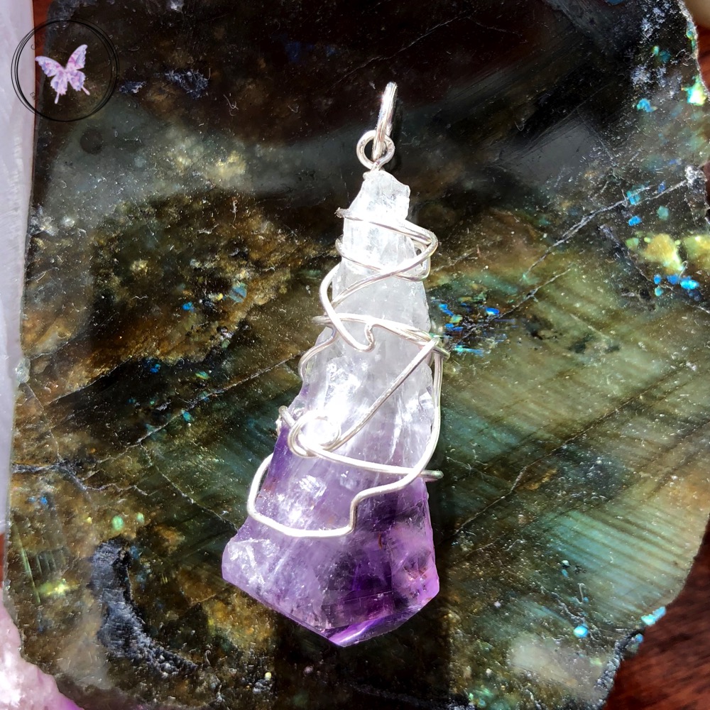 Amethyst Natural Point Pendant